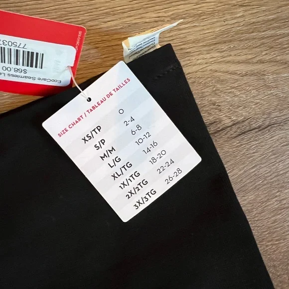 Black Spanx Seamless Leggings NWT size M (6-8) - Picture 5 of 9